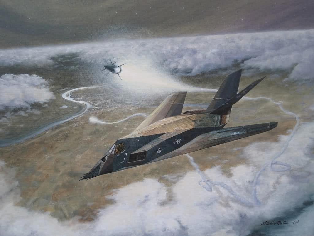 说出来你可能不信老掉牙的f117近年居然还参加过叙利亚战争