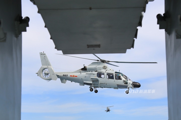 专逮近海小艇我南部战区直9d堪称南海反舰杀手