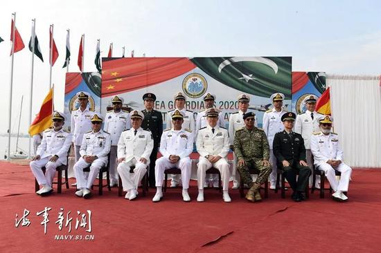 中巴海上联合演习在卡拉奇开幕 052d舰参演(图)——上海热线军事频道
